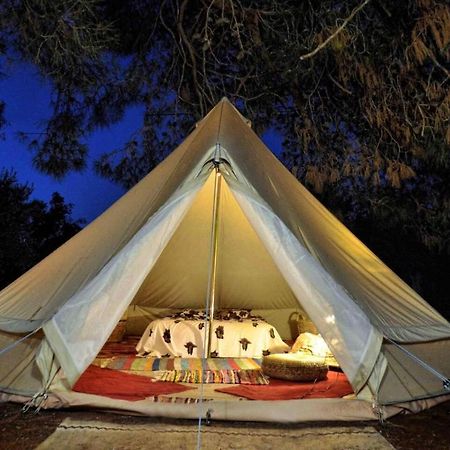 Glamping At A Lovely Tent In Skiaxtro- Marathopoli Villa Dış mekan fotoğraf