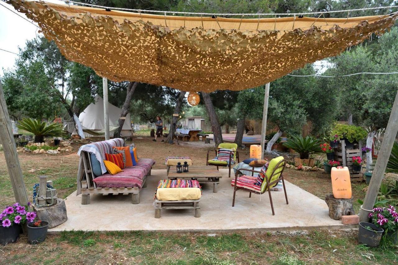 Glamping At A Lovely Tent In Skiaxtro- Marathopoli Villa Dış mekan fotoğraf