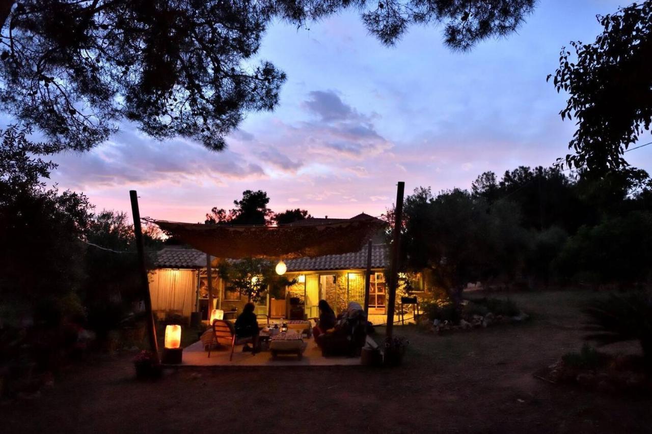 Glamping At A Lovely Tent In Skiaxtro- Marathopoli Villa Dış mekan fotoğraf