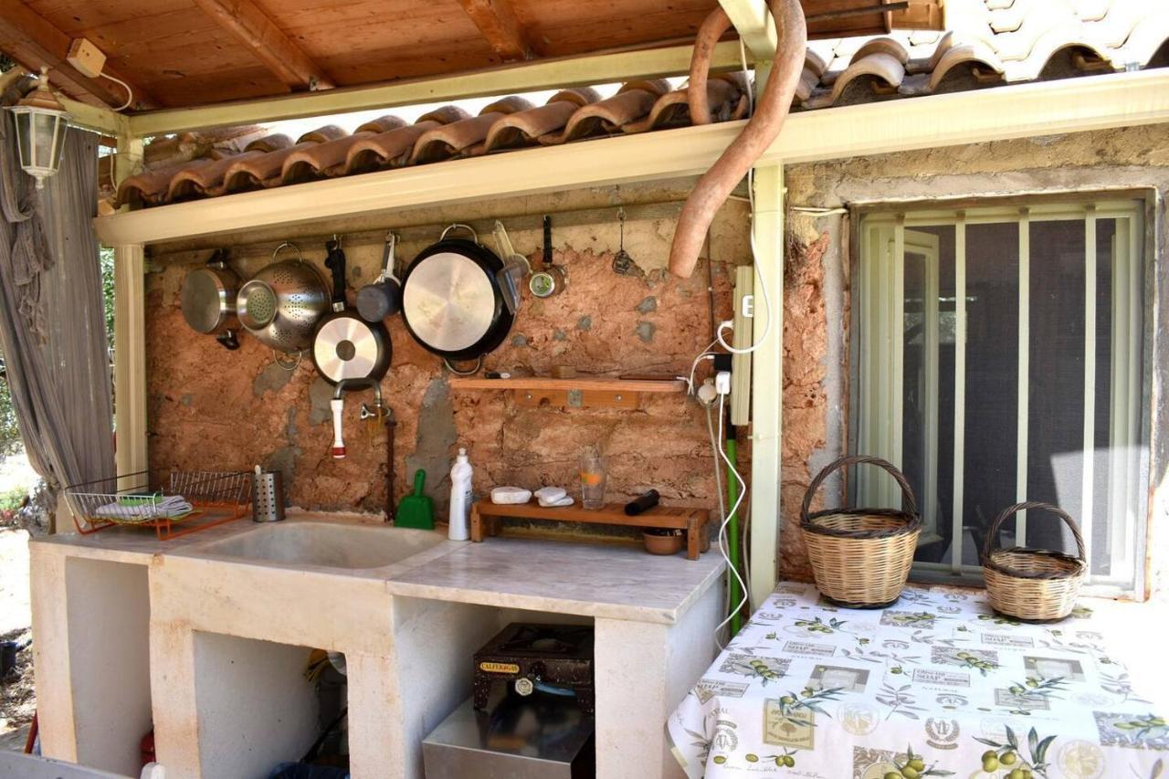 Glamping At A Lovely Tent In Skiaxtro- Marathopoli Villa Dış mekan fotoğraf
