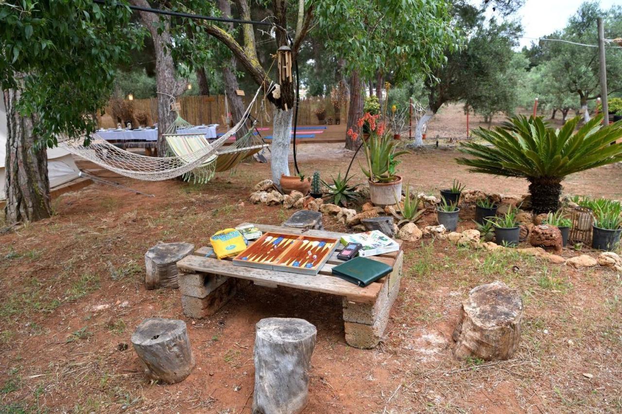 Glamping At A Lovely Tent In Skiaxtro- Marathopoli Villa Dış mekan fotoğraf
